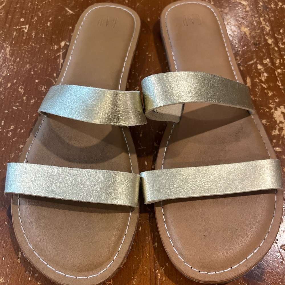 Gold Gap Sandals